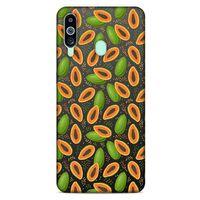 Frutix Papaya 01 Samsung Galaxy M40 Kılıf Desenli Silikon