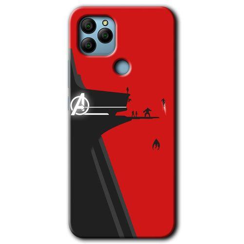 General Mobile GM 22 HD Baskılı Kılıf + 9D Tam Ekran Koruyucu - Avengers Tower