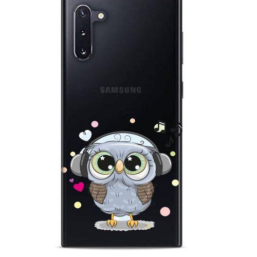 Zoologix (71) Samsung Galaxy Note 10 Şeffaf Kılıf Silikon Desenli