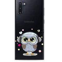 Zoologix (71) Samsung Galaxy Note 10 Şeffaf Kılıf Silikon Desenli