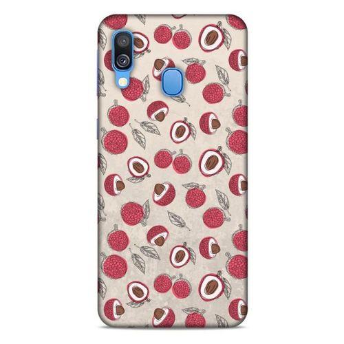 Frutix Lychee 01 Samsung Galaxy A40 Kılıf Desenli Silikon