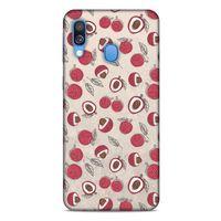 Frutix Lychee 01 Samsung Galaxy A40 Kılıf Desenli Silikon