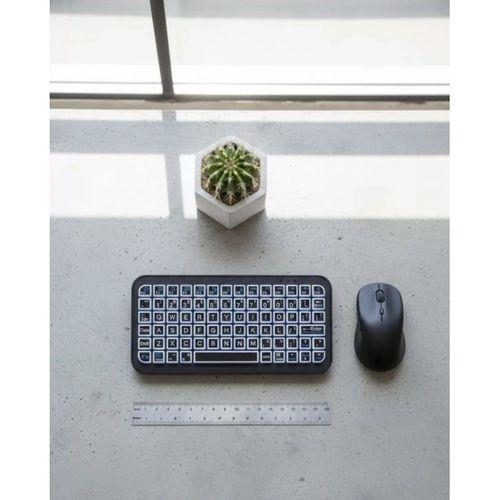 Rgb Işıklı Kablosuz Mini Klavye 10 Mm İnce Gövde