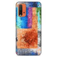 Lopard Xiaomi Redmi 9T Uyumlu Kılıf Soyut Sanat (49) Baskılı Ultra Silikon Kılıf