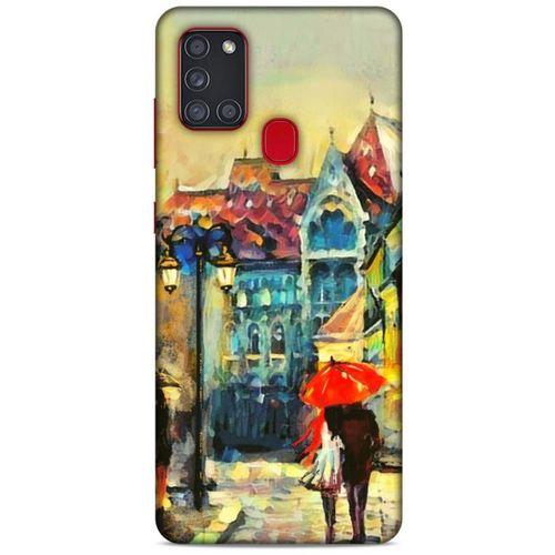 Cityx (6) Samsung Galaxy A21s Kılıf Silikon Kapak Desenli