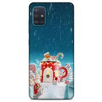 Samsung Galaxy A51 Kılıf Snowix (13) Silikon Kap Kırmızı