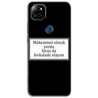 Casper Via E30 Kılıf HD Yazı Baskılı Silikon Arka Kapak - Yazı 12