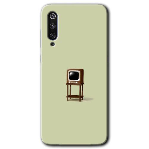 Xiaomi Mi 9 Kılıf HD Desen Baskılı Arka Kapak - Retro-TV