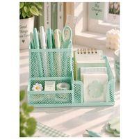 Maxx Metal Perfore Set organizer kalemlik 3 lü Pastel Renk Karışık renk