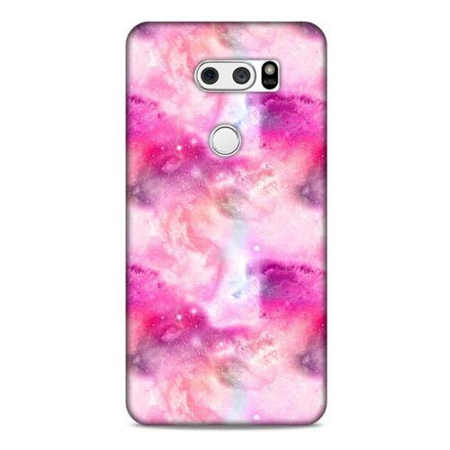 Mermer Desenli (5) Tema Koruma Kabı Fuşya LG K50S Kılıf