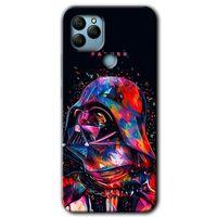 General Mobile GM 22 Kılıf HD Desen Baskılı Arka Kapak + Temperli Cam - Father Vader