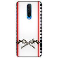 Lopard Xiaomi Redmi K30 Uyumlu Kılıf Tattoo's (28) Arka Kapak Tabanca Sövmesi