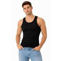 Erkek Fitilli Likralı Kaşkorse Atlet Vücuda Oturan Basic Şıklık - Siyah