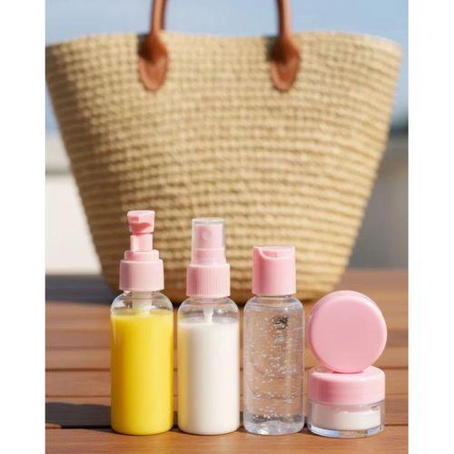 Kompakt 5 Parça Seyahat Kozmetik Şişe Takımı