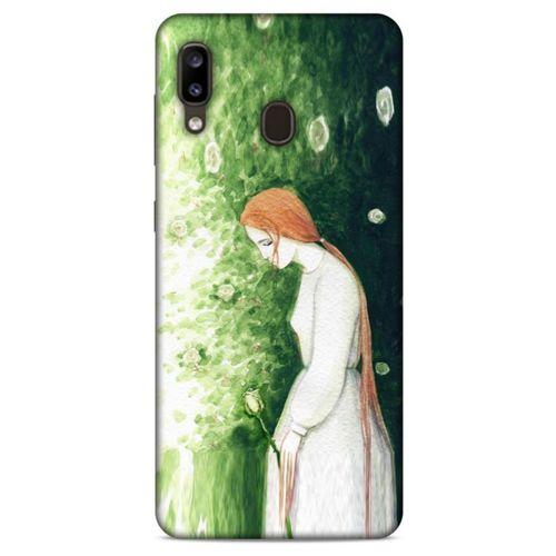 Samsung Galaxy A20 Kılıf Depresyon (16) Kalın Kılıf Turuncu Mavi