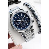 Slazenger Çelik Kordon İç Fonksiyonları Aktif 10 Atm+Bileklik Hediyeli Erkek Kol Saati VS.BLKT.0889