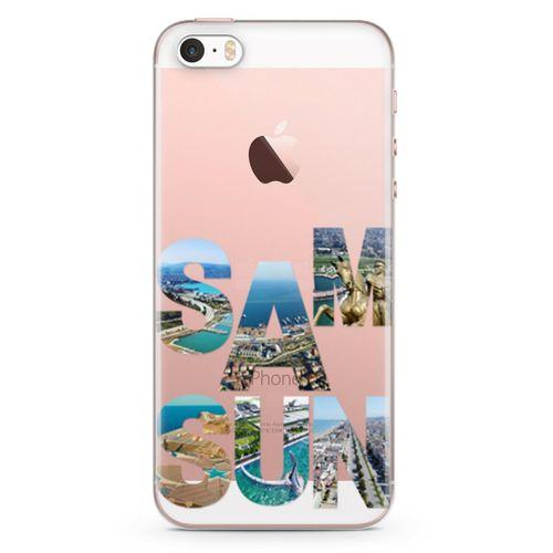 Apple iPhone SE Kılıf Samsun Gezi Arka Kapak Koruma Desenli Full Koruyucu