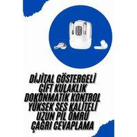 Profesyonel Dijital Göstergeli Düşük Gecikme Bluetooth Kulaklık Çift Kulaklık