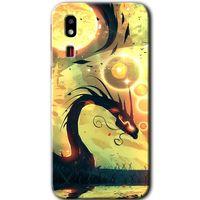 Potkal Hediye Fabrikası Samsung Galaxy A2 Core Kılıf HD Desen Baskılı Arka Kapak - Digital Dragon