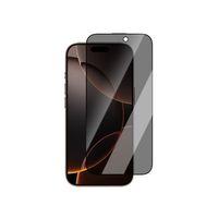 Apple iPhone 16 Pro Max CaseWorld Crystal Shadow Serisi Safir Coating 0.15mm 3D Privacy Temperli Cam Ekran Koruyucu