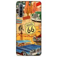 Retro (20) Desen Koruyucu Kılıf Renkli Oppo Reno 3 Pro 5g Kılıf