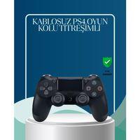 Kablosuz Ps4 Oyun Kolu Çift Motor Titreşimli Uzun Bataryalı