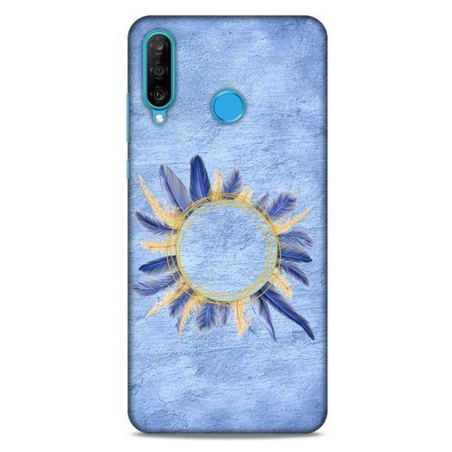 Huawei P30 Lite Kılıf Desenli Özel Seri Tüyler (19) Kılıfları