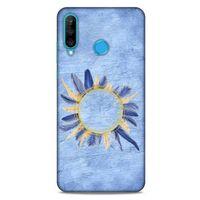 Huawei P30 Lite Kılıf Desenli Özel Seri Tüyler (19) Kılıfları
