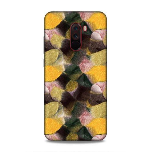 Xiaomi Pocophone F1 Uyumlu Kılıf Utopia (48) Bumper Kılıf Kahve