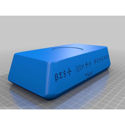 En İyi Matematik Öğretmeni Ödülü Matematik Sembolleri ile (Bu ürün Sadece Plastik parçadır - Almadan Önce Soru Sorabilirsiniz)