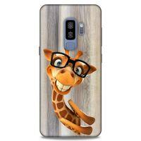 Lopard Samsung Galaxy S9 Plus Uyumlu Kılıf GameX (43) Thin Fit Kılıf Gözlüklü Zürafa