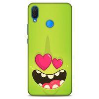 Emojix (48) Huawei Psmart 2019 Kılıf Silikon Kapak Desenli