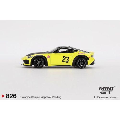 Mini GT Nissan Z LB★NATION WORKS Ikazuchi Yellow 826