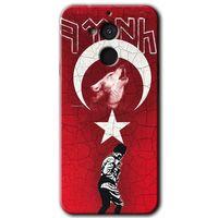 General Mobile GM 8 Kılıf HD Desen Baskılı Arka Kapak - Bozkurt Atam