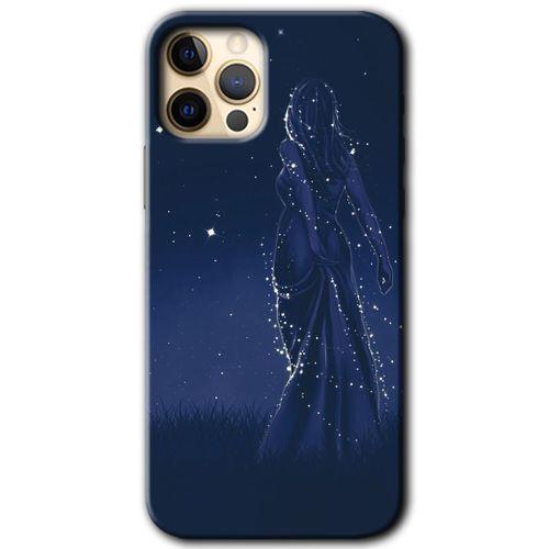 Potkal Hediye Fabrikası iPhone 12 Pro HD Baskılı Kılıf + 9D Tam Ekran Koruyucu - Gecenin Kraliçesi