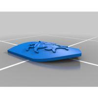 Ortaçağ Şövalye Kalkanları Dükler 3D Baskı (Bu ürün Sadece Plastik parçadır - Almadan Önce Soru Sorabilirsiniz)