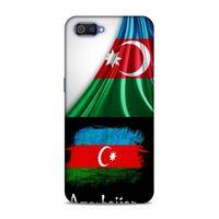 Realme C2 Uyumlu Kılıf Azarbaijan (13) Silikon Kap Bayraklar