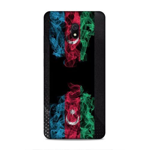 Xiaomi Redmi 8A Uyumlu Kılıf Azarbaijan (5) Koruma Kabı Azeri Bayrak İllustre