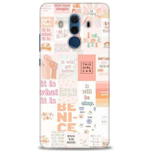 Huawei Mate 10 Pro Kılıf HD Baskılı Kılıf - This Girl Can + Tam Ekran Koruyucu