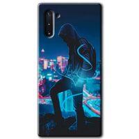 MRCİLETİSİM MRCİLETİSİM Samsung Galaxy Note 10 Kılıf HD Desen Baskılı Arka Kapak + Temperli Cam - Spill Boy