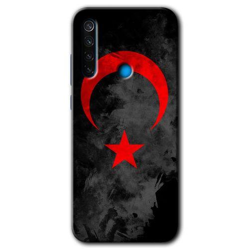 Redmi Note 8 Kılıf HD Desen Baskılı Arka Kapak - Bozkurt Atam + Kırılmaz Cam