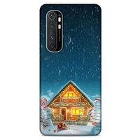 Xiaomi Mi Note 10 Lite Kılıf Snowix (8) Baskılı Kılıf Lacivert