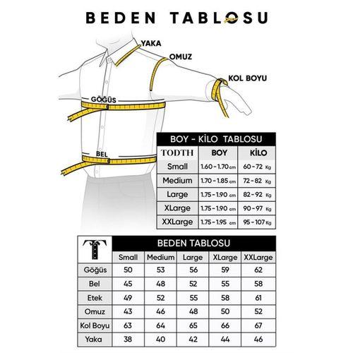 Etikmen Kolay Ütülenebilen Dört Mevsim Modern Fit Yumuşak Dokulu Beyaz Düz Erkek Gömlek