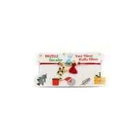 Yılbaşı İp Bileklik - Kırmızı