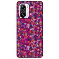 Xiaomi Redmi K40 Uyumlu Kılıf Pembe Delisi (3) Kapak Çiçek