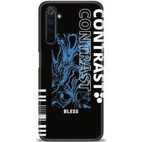 Realme 6 Pro Kılıf HD Baskılı Kılıf - Contrast + Tam Ekran Koruyucu