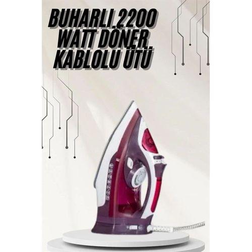 Modern Tasarım 2200w Dayanıklı Buharlı Seramik Kaplama Ütü