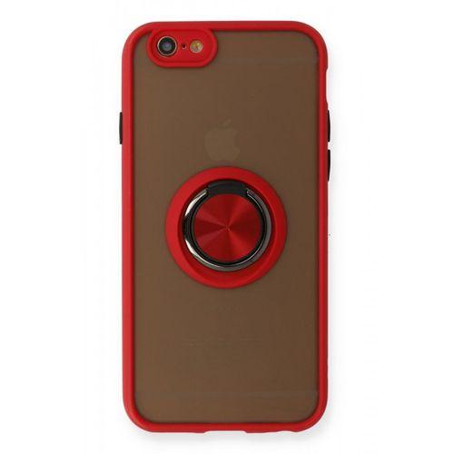 iPhone 6 Kılıf Montreal Yüzüklü Silikon Kapak