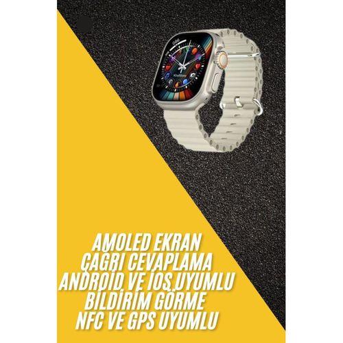 Akıllı Saat Kol Saati Android Ve İos Uyumlu Nabız Ölçer Sesli Asistan Yeni Nesil