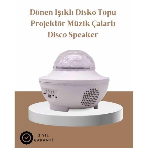 Müzik Ritimli Işık Değişimi & Dönen Dalga Efekti – Galaxy Projektör